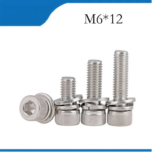 10ps M6*12mm 304 Stainless Knurled Thumb Head Inner Bolt Hexagon Socket Lock Washer Assembly Screwcombination m6 bolts,m6 nails
10ps M6*12mm 304 Stainless Knurled Thumb Head Inner Bolt Hexagon Socket Lock Washer Assembly Screwcombination m6 bolts,m6 nails