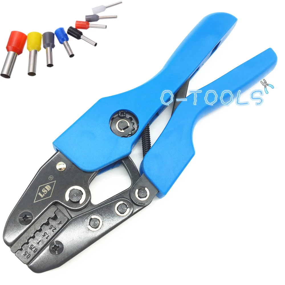 Ratchet crimping tools for wire ferrules sleeve 0.5-4mm² copper insulated cord end terminal crimp pliers AN-04WFL 20-12AWG
Ratchet crimping tools for wire ferrules sleeve 0.5-4mm² copper insulated cord end terminal crimp pliers AN-04WFL 20-12AWG