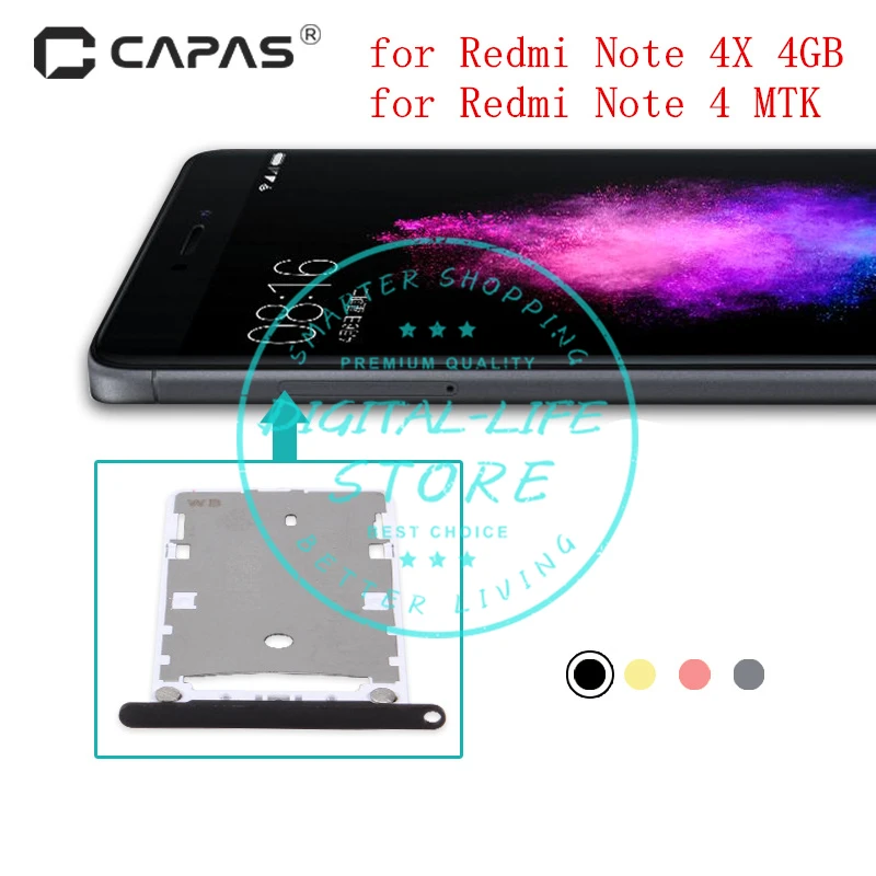 Для Xiaomi Redmi Note 4X 4 ГБ/Note MTK Nano SIM/ Micro SIM держатель лотка для карты SD слот адаптер