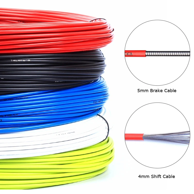 3m Universal Mountain Road Bike Bicycle Gear Brake Shift Shifting Derailleur Front Rear Inner Outer Replacement Cable Wire Line
3m Universal Mountain Road Bike Bicycle Gear Brake Shift Shifting Derailleur Front Rear Inner Outer Replacement Cable Wire Line