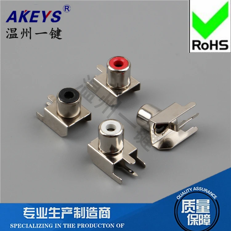 10 Pcs AV1-8.4-3A lotus seat AV core socket 4 feet RCA seat single hole PCB welding audio video socket
10 Pcs AV1-8.4-3A lotus seat AV core socket 4 feet RCA seat single hole PCB welding audio video socket