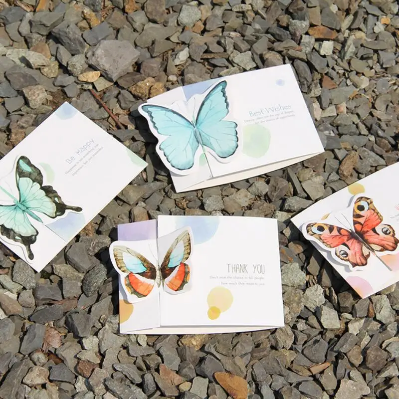 10pcs/lot Cute Color Butterfly Printed Delicate Mini New Year Greeting Card Birthday Christmas Blessing Gift Card
10pcs/lot Cute Color Butterfly Printed Delicate Mini New Year Greeting Card Birthday Christmas Blessing Gift Card