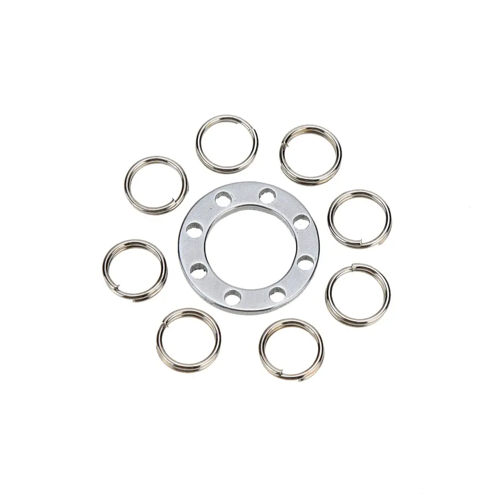 1Pcs Portable EDC Portable Mini 8 Hole EDC Keychain Pocket Multi Tool Keychain Outdoor Camping Key Ring with 8 Mini Steel Rings
1Pcs Portable EDC Portable Mini 8 Hole EDC Keychain Pocket Multi Tool Keychain Outdoor Camping Key Ring with 8 Mini Steel Rings