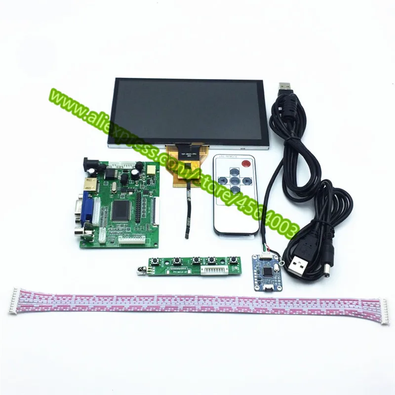 7 inch 50pin TTL display LCD monitor AT070TN90 Controller Driver Board with Capacitive touch screen panel for raspberry pi
7 inch 50pin TTL display LCD monitor AT070TN90 Controller Driver Board with Capacitive touch screen panel for raspberry pi