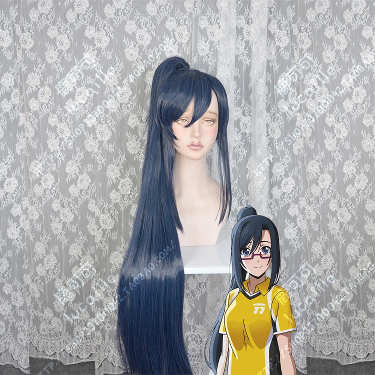 Аниме Hanebado! Парик Riko Izumi для косплея длинные прямые термостойкие синтетические