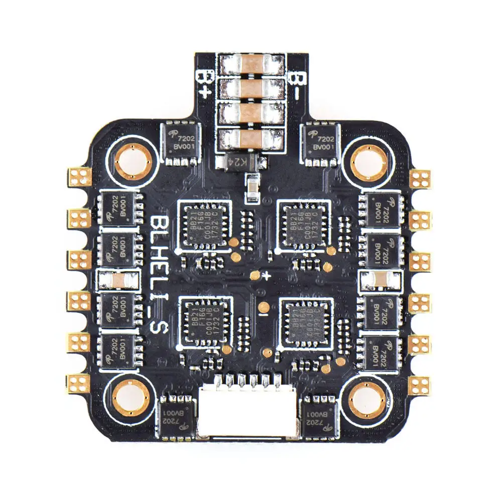 Бесщеточный ESC для радиоуправляемого дрона гоночный Дрон 4 в 1 15A 2-4S Blheli_S Dshot600 20x20mm |