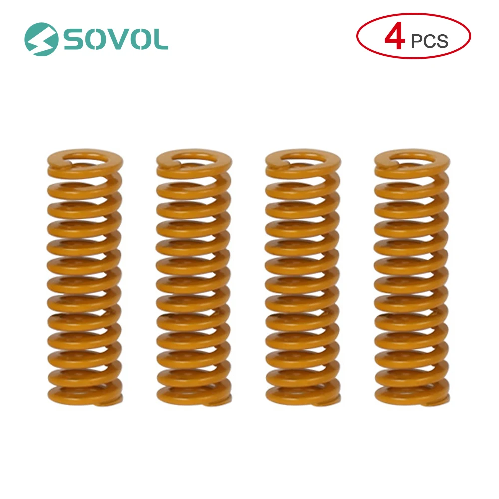 4Pcs/lot Heated Bed Pressure Springs Bottom Connect Leveling For SV01 Ender-3 CR-10 CR-10S Series 3D Printer Hotbed
4Pcs/lot Heated Bed Pressure Springs Bottom Connect Leveling For SV01 Ender-3 CR-10 CR-10S Series 3D Printer Hotbed