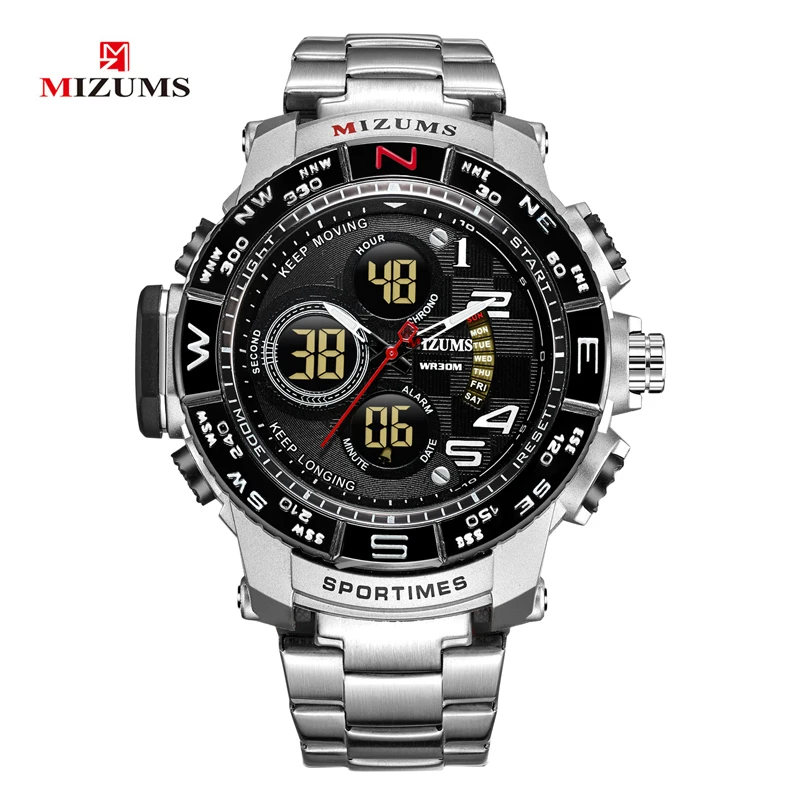 Quartz Watches Men Full Steel Military Watches Mens LED Digital Clock Men Business Watch Sport Waterproof WristWatch Man Relojes
Quartz Watches Men Full Steel Military Watches Mens LED Digital Clock Men Business Watch Sport Waterproof WristWatch Man Relojes
