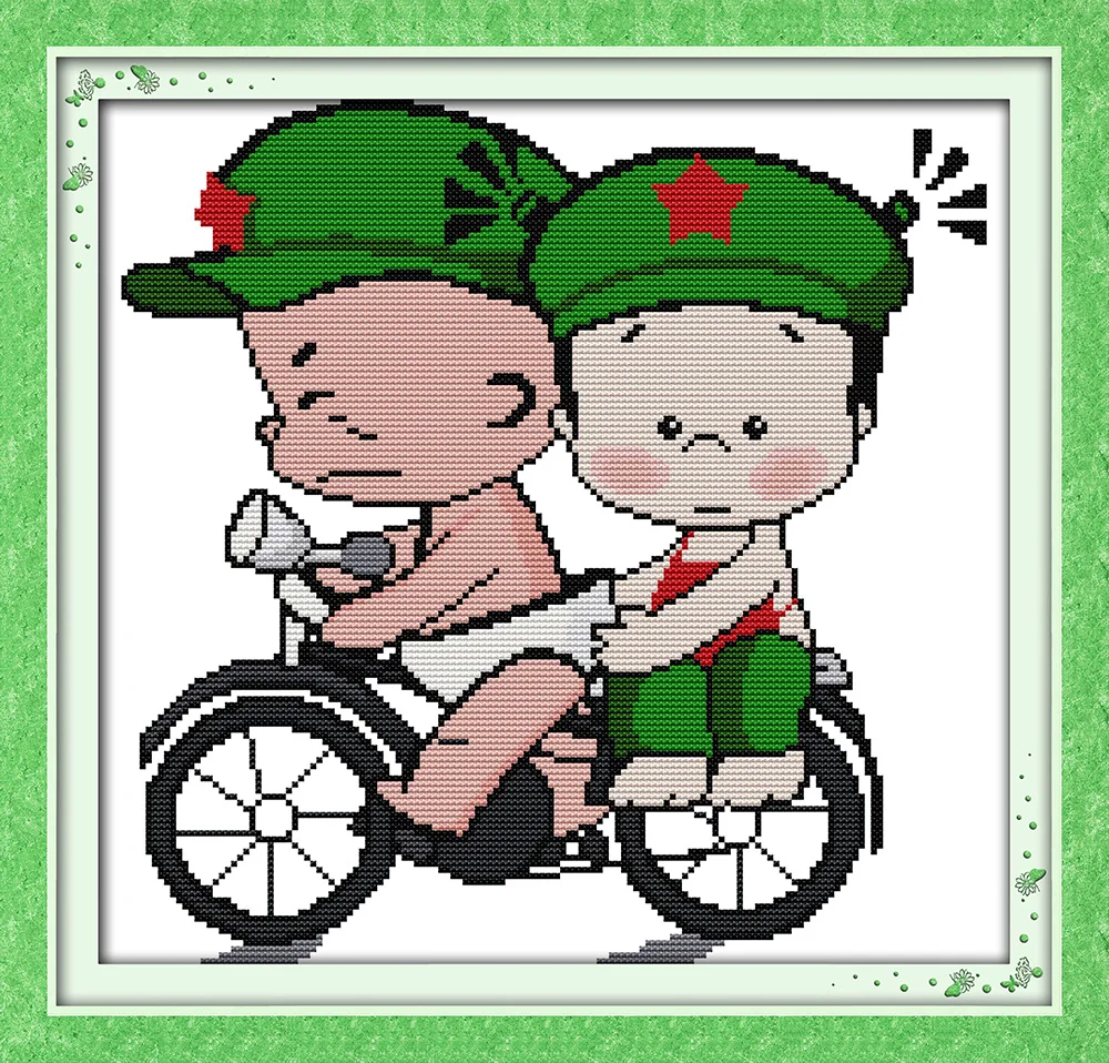 Bicycle lover cross stitch kit cartoon 14ct 11ct count pre print canvas stitching embroidery DIY handmade needlework
Bicycle lover cross stitch kit cartoon 14ct 11ct count pre print canvas stitching embroidery DIY handmade needlework