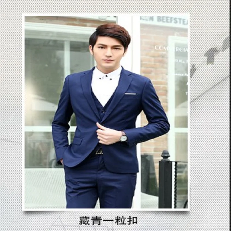 Summer men leisure suit thin section business top British fashion cultivate one's morality small suit polyester fabrics
Summer men leisure suit thin section business top British fashion cultivate one's morality small suit polyester fabrics