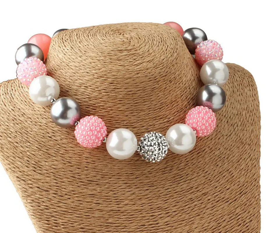 Child Christmas Gifts Pink Rhinestone Bead Strand Necklace Kids Girls Birthday Gifts DIY Pearl Chunky Bubblegum Necklace Jewelry
Child Christmas Gifts Pink Rhinestone Bead Strand Necklace Kids Girls Birthday Gifts DIY Pearl Chunky Bubblegum Necklace Jewelry