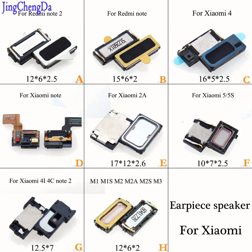 JCD 1pcs Earpiece speaker for Xiaomi For Redmi 1s 4i 4c 4s 5s/note/note2 note3 cell phone replacement parts
JCD 1pcs Earpiece speaker for Xiaomi For Redmi 1s 4i 4c 4s 5s/note/note2 note3 cell phone replacement parts