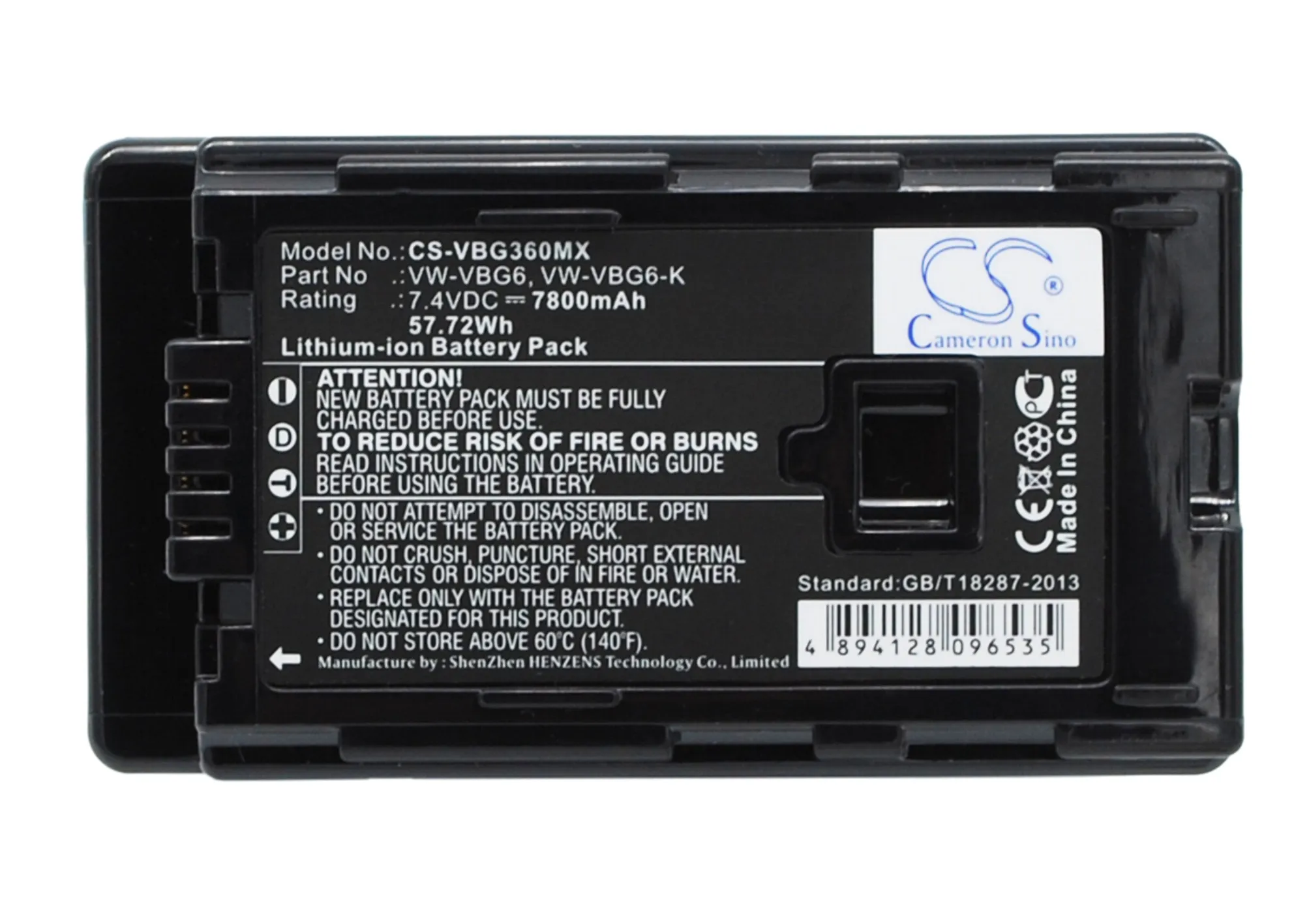 Cameron Sino Battery For Panasonic HDC-SD5EG-K HDC-SD5EG-S HDC-SD5GC-K HDC-SD5GK | Электроника