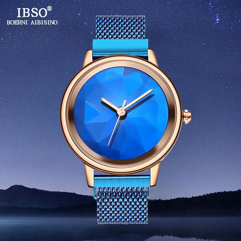 IBSO Blue Watches Women Brand Luxury Stainless Steel Ladies Quartz Watch 2019 New SK Women Bracelet Watches Reloj Mujer #8806SS
IBSO Blue Watches Women Brand Luxury Stainless Steel Ladies Quartz Watch 2019 New SK Women Bracelet Watches Reloj Mujer #8806SS
