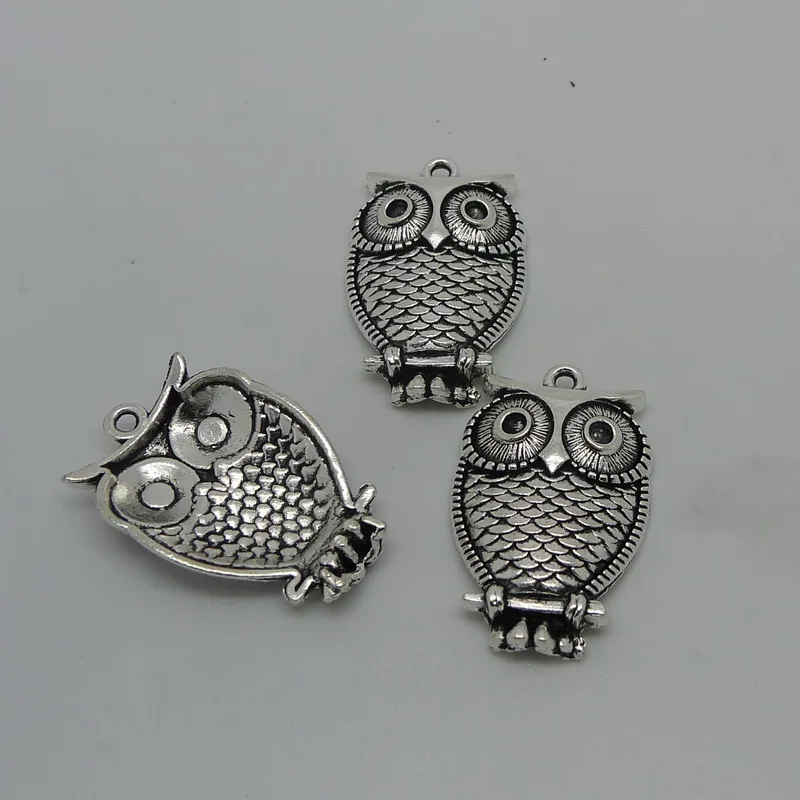 GOINHOT 50pcs/lot Antique Silver Night Owl Charms 29x19mm Fashion Bird Animal Charms for Handmade Jewelry
GOINHOT 50pcs/lot Antique Silver Night Owl Charms 29x19mm Fashion Bird Animal Charms for Handmade Jewelry
