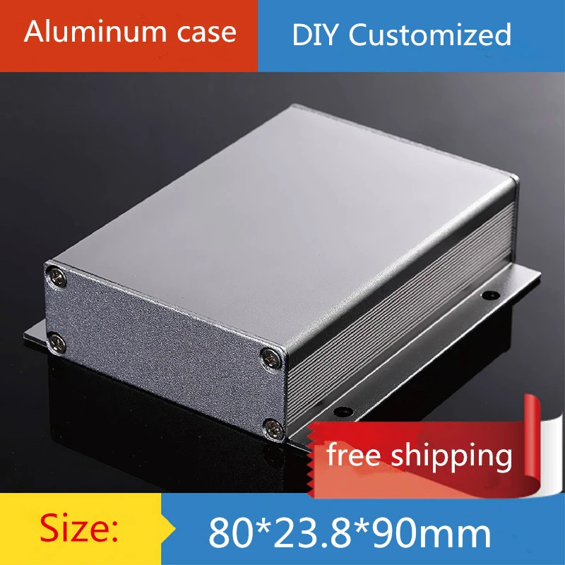 80 * 23.8 * 90mm Mini Aluminum Amplifier Case / Electronic Component Audio Decoder Case / DIY Box
80 * 23.8 * 90mm Mini Aluminum Amplifier Case / Electronic Component Audio Decoder Case / DIY Box