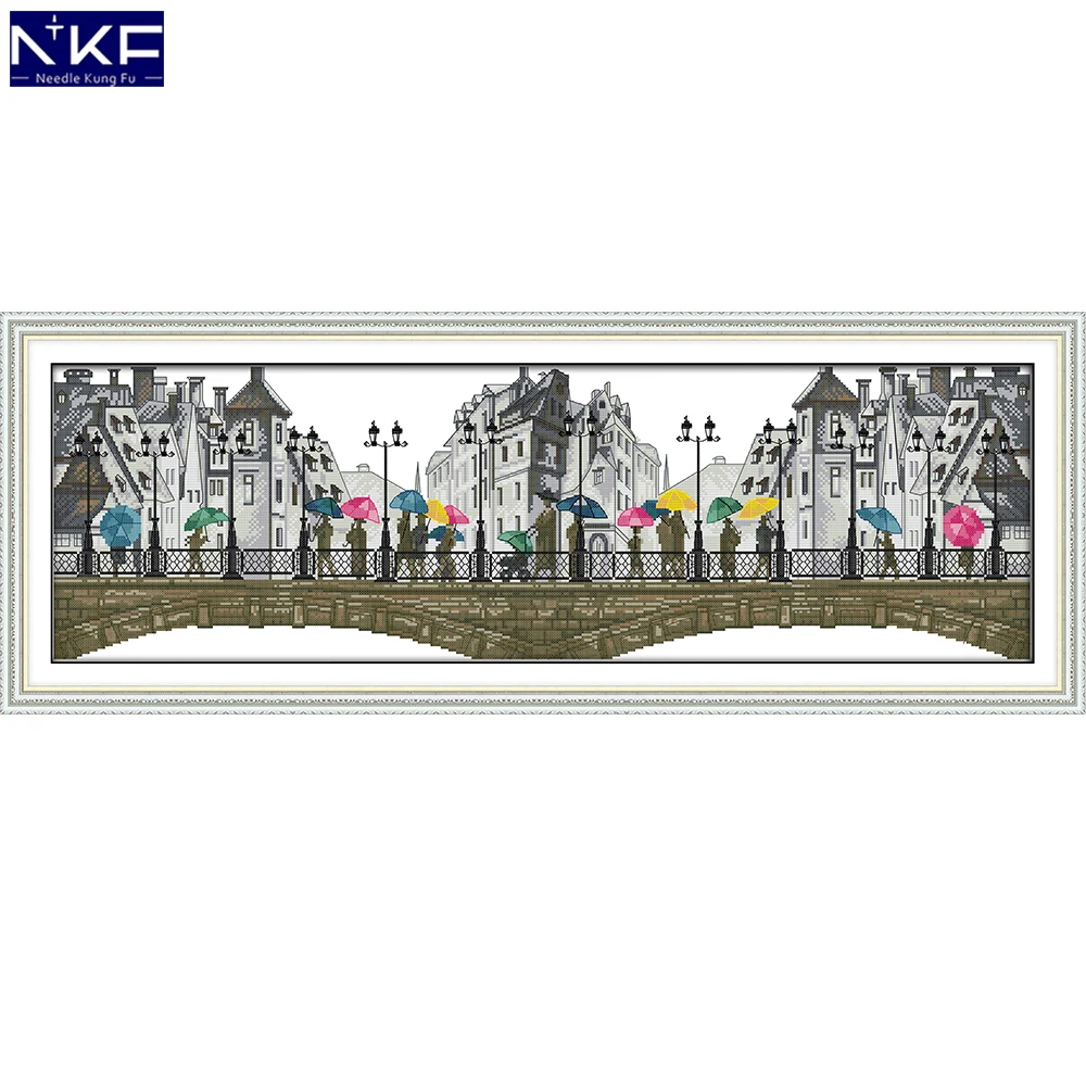NKF Christmas Post Office Stamped Cross Stitch DIY Kits Needlework Embroidery Set Chinese Cross Stitch for Home Decor
NKF Christmas Post Office Stamped Cross Stitch DIY Kits Needlework Embroidery Set Chinese Cross Stitch for Home Decor