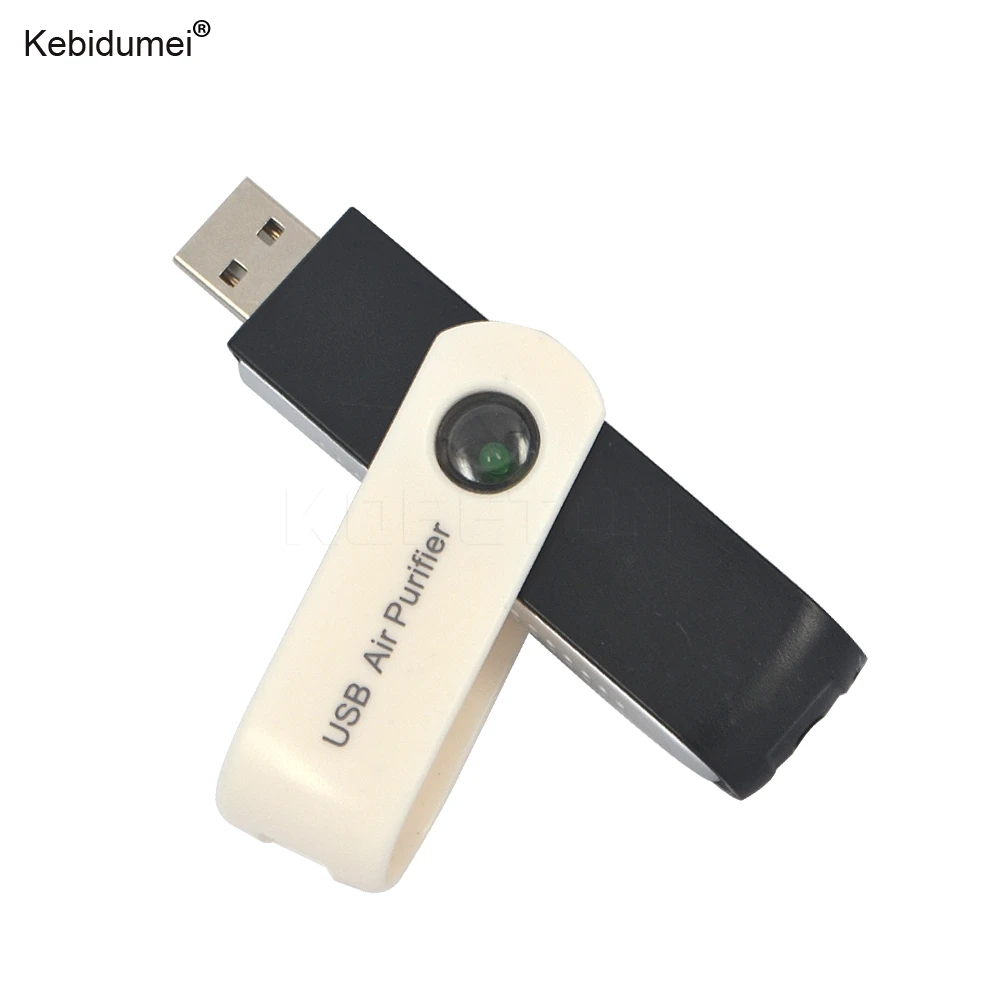 Автомобильный мини очиститель воздуха Kebidumei портативный ионный с USB освежитель