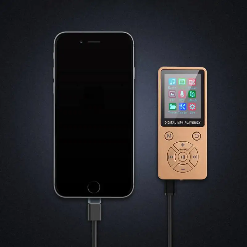 Mini Shiny USB Clip LCD Screen MP4 Media Player Support 32G TF Card Ultra thin Lossless Sound 1.8'' Mp4 with FM E-book |