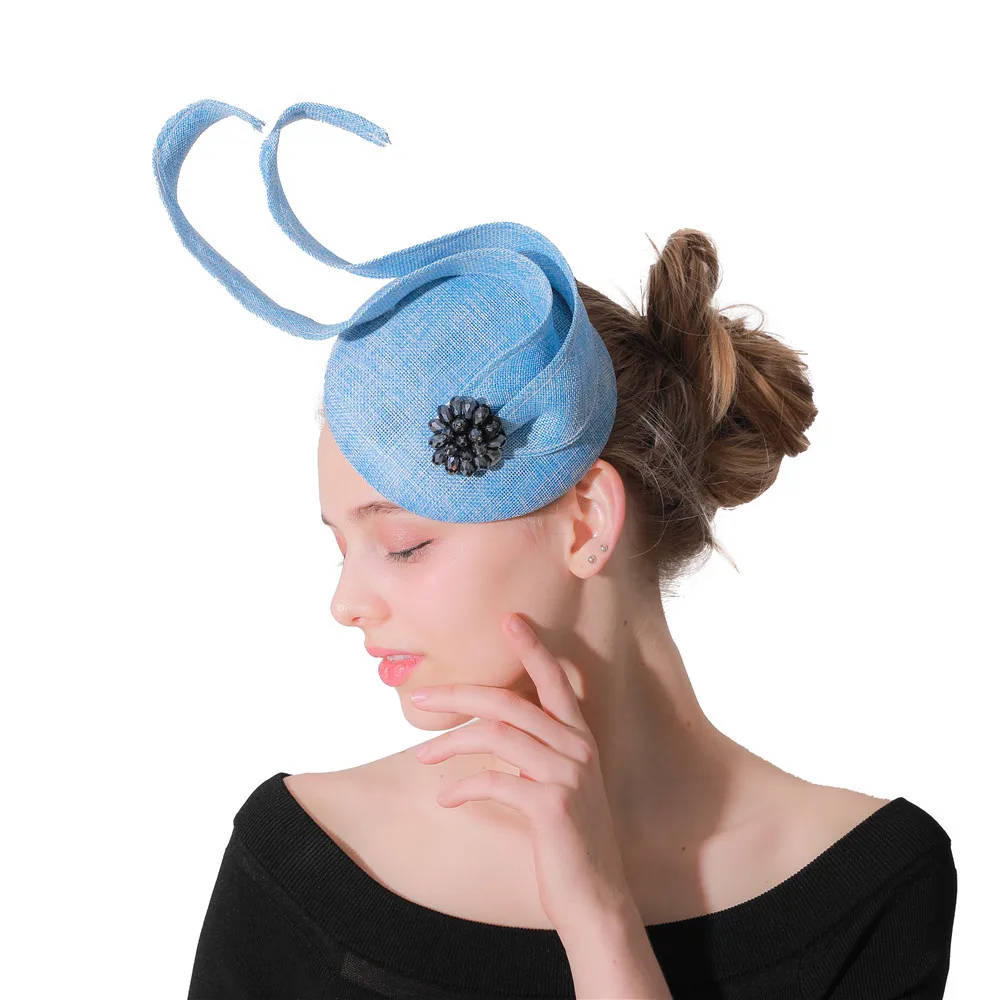 Charming Light Blue Imitation Sinamay Fascinators Hats Elegant Ladies Hair Accessories Hairclips Fashion Red Kentucky Headpieces
Charming Light Blue Imitation Sinamay Fascinators Hats Elegant Ladies Hair Accessories Hairclips Fashion Red Kentucky Headpieces