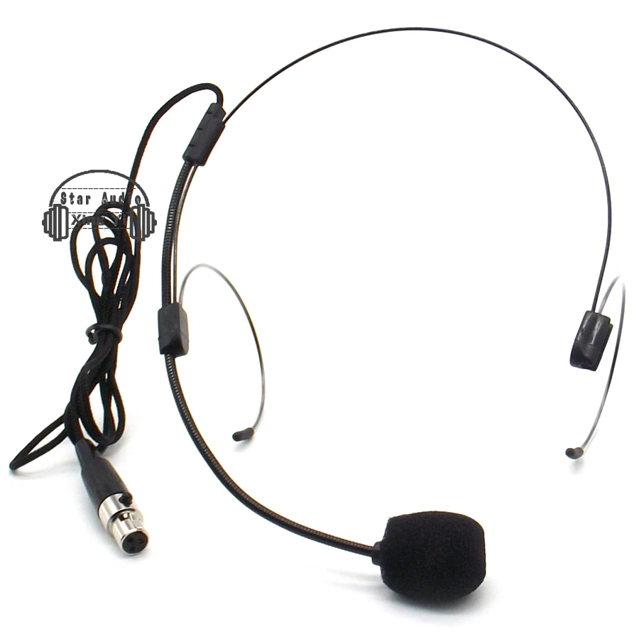 Mini XLR 3 Pin TA3F Wired Dual Earhook Headset Condenser Microphone For Karaoke Wireless System Bodypack Transmitter Interview
Mini XLR 3 Pin TA3F Wired Dual Earhook Headset Condenser Microphone For Karaoke Wireless System Bodypack Transmitter Interview