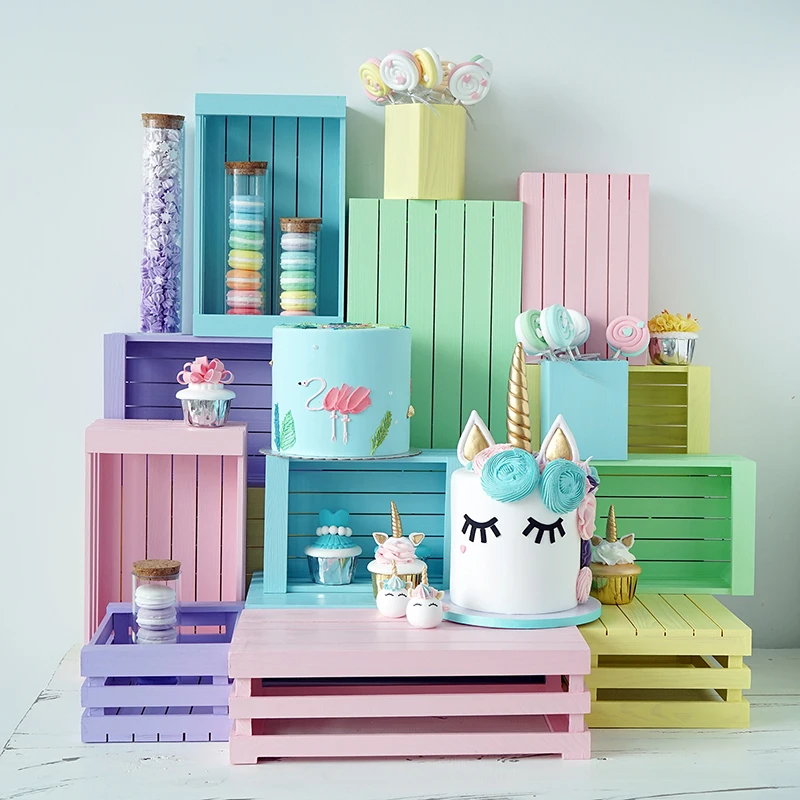 SWEETGO Wood Storage Rack Wedding Cake Table Supplier Macaroon Color Display Tools Home Decoration Frame Scenery Props
SWEETGO Wood Storage Rack Wedding Cake Table Supplier Macaroon Color Display Tools Home Decoration Frame Scenery Props
