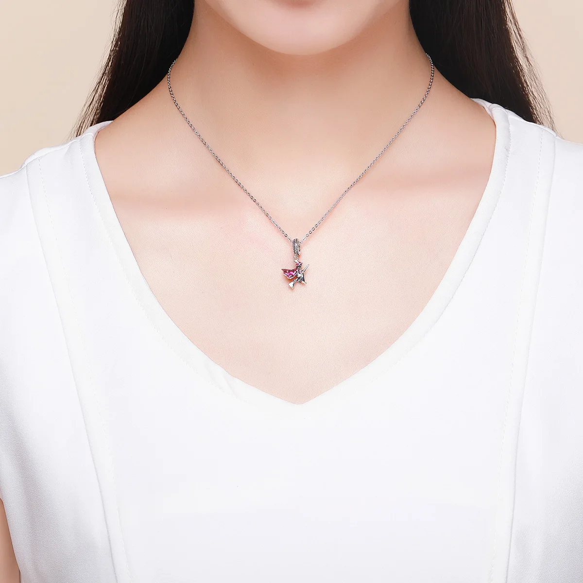 Jiayiqi Halloween Magic Witch Charms 925 Sterling Silver CZ Beads Fit Bracelet Necklace DIY 925 Silver Jewelry Making
Jiayiqi Halloween Magic Witch Charms 925 Sterling Silver CZ Beads Fit Bracelet Necklace DIY 925 Silver Jewelry Making