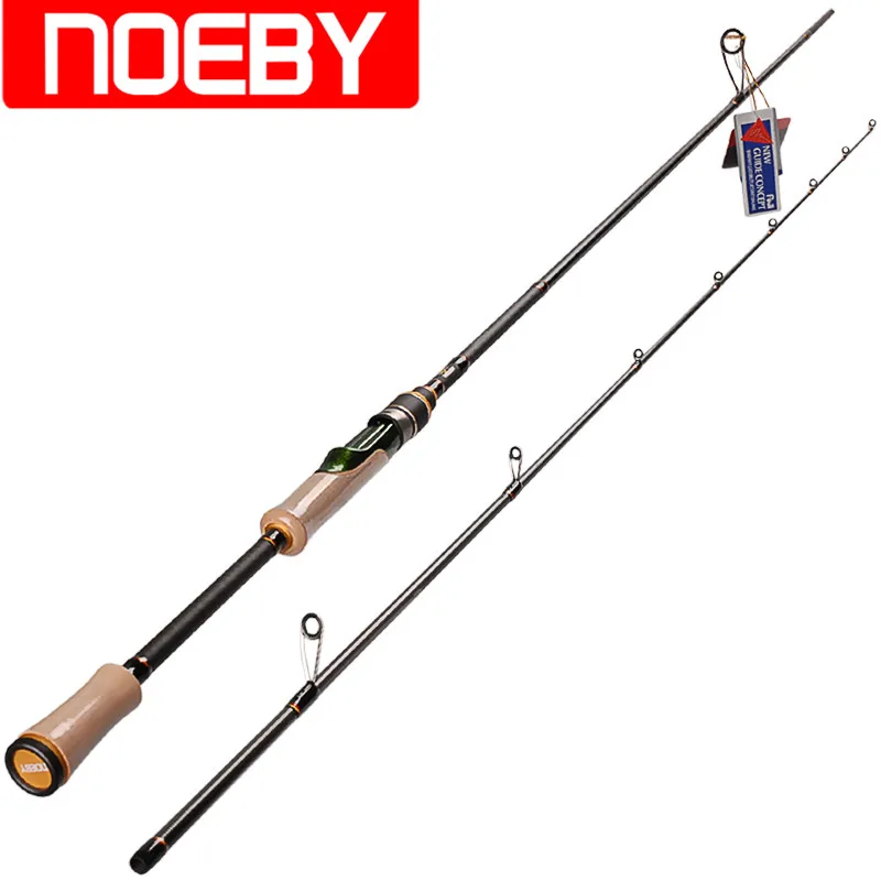 Noeby Carbon Spinning Fishing Rod 2 Section1.98m/2.13m M/ML FUJI A Guide Ring FUJI Reel Seat Vara De Pesca Olta Lure Rods
Noeby Carbon Spinning Fishing Rod 2 Section1.98m/2.13m M/ML FUJI A Guide Ring FUJI Reel Seat Vara De Pesca Olta Lure Rods