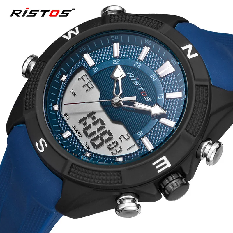 Ristos Brand Male Chronograph Watch Relojes Masculino Hombresilicone Strap Men Sports Watches Analog Multifunction Wristwatch
Ristos Brand Male Chronograph Watch Relojes Masculino Hombresilicone Strap Men Sports Watches Analog Multifunction Wristwatch