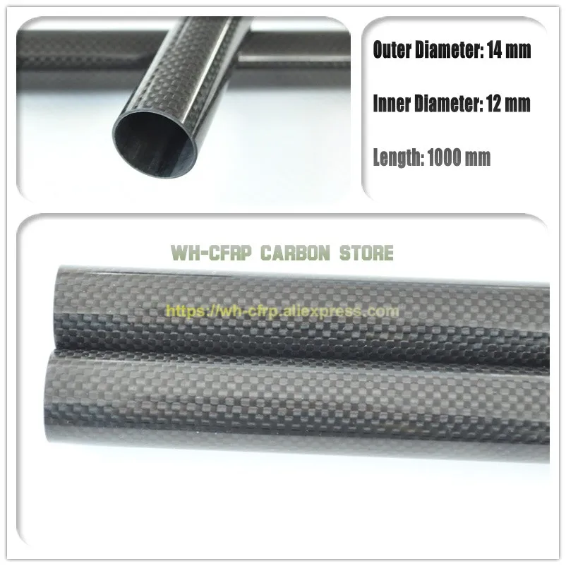 14mm ODx 12mm ID Carbon Fiber Tube 3k 1000MM Long (Roll Wrapped) carbon pipe , with 100% full carbon, Japan 3k improve material
14mm ODx 12mm ID Carbon Fiber Tube 3k 1000MM Long (Roll Wrapped) carbon pipe , with 100% full carbon, Japan 3k improve material