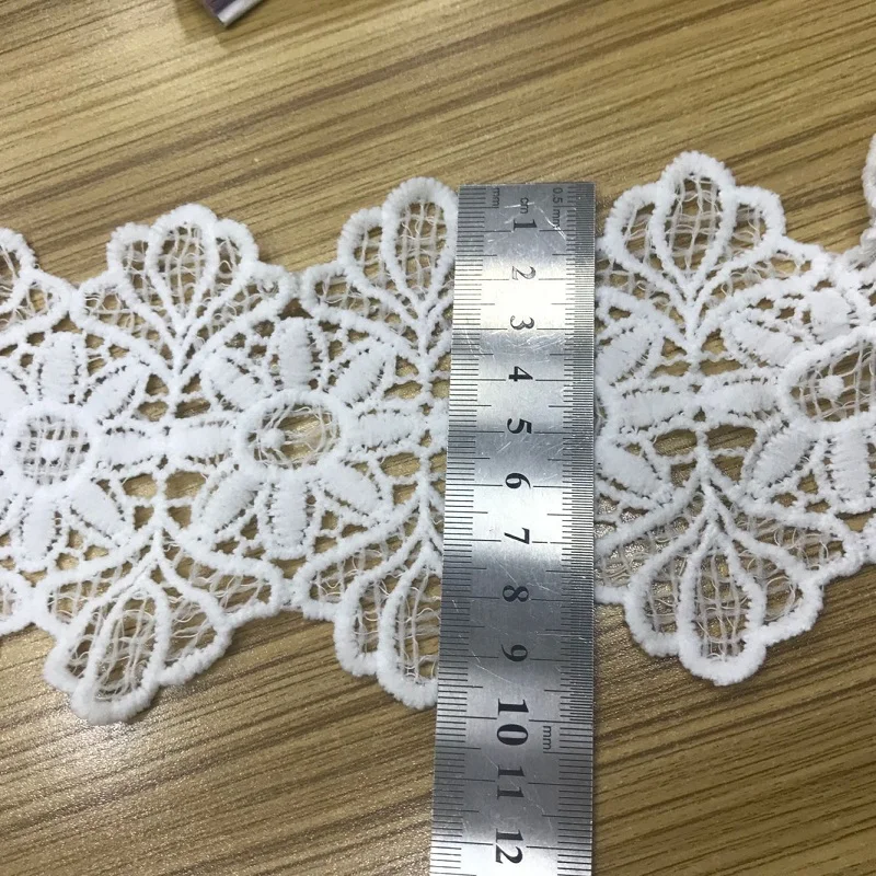 1 Yard 10cm Width, White Polyester Lace Ribbon DIY Handmade LACE TRIMS Garment Accessories
1 Yard 10cm Width, White Polyester Lace Ribbon DIY Handmade LACE TRIMS Garment Accessories