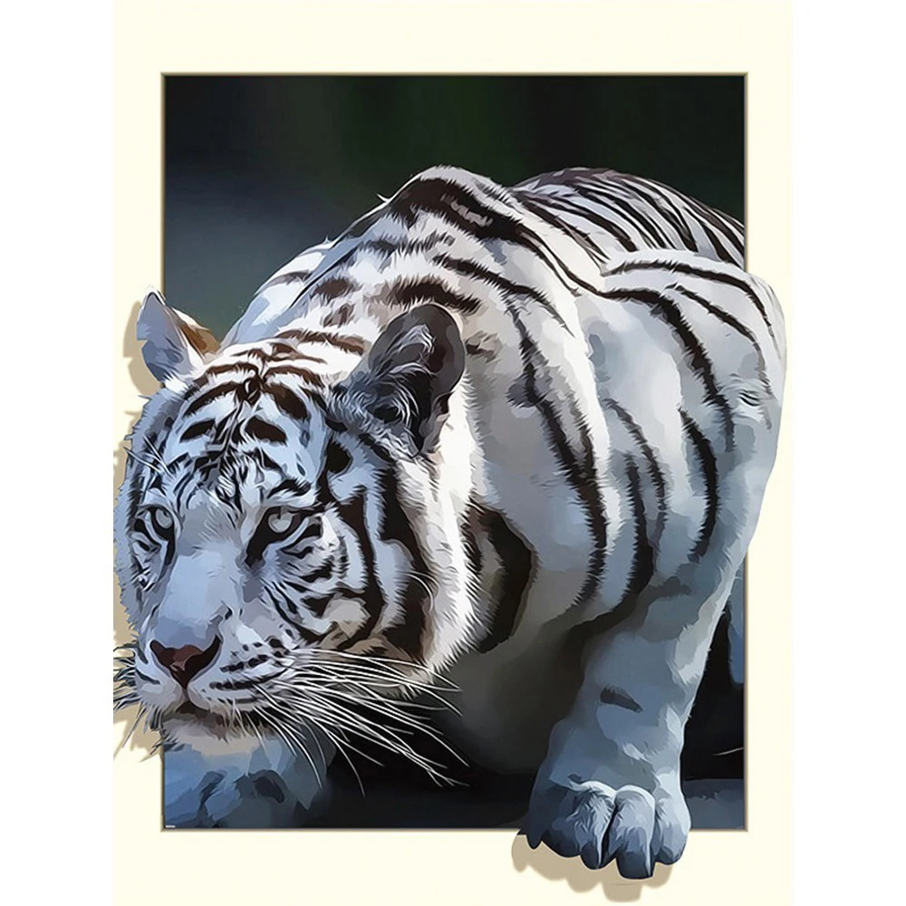 5d Diy Round Diamond Painting Tiger Diamond Mosaic Animal Picture of Rhinestone Diamond Embroidery Full Drill Square Decor Home
5d Diy Round Diamond Painting Tiger Diamond Mosaic Animal Picture of Rhinestone Diamond Embroidery Full Drill Square Decor Home