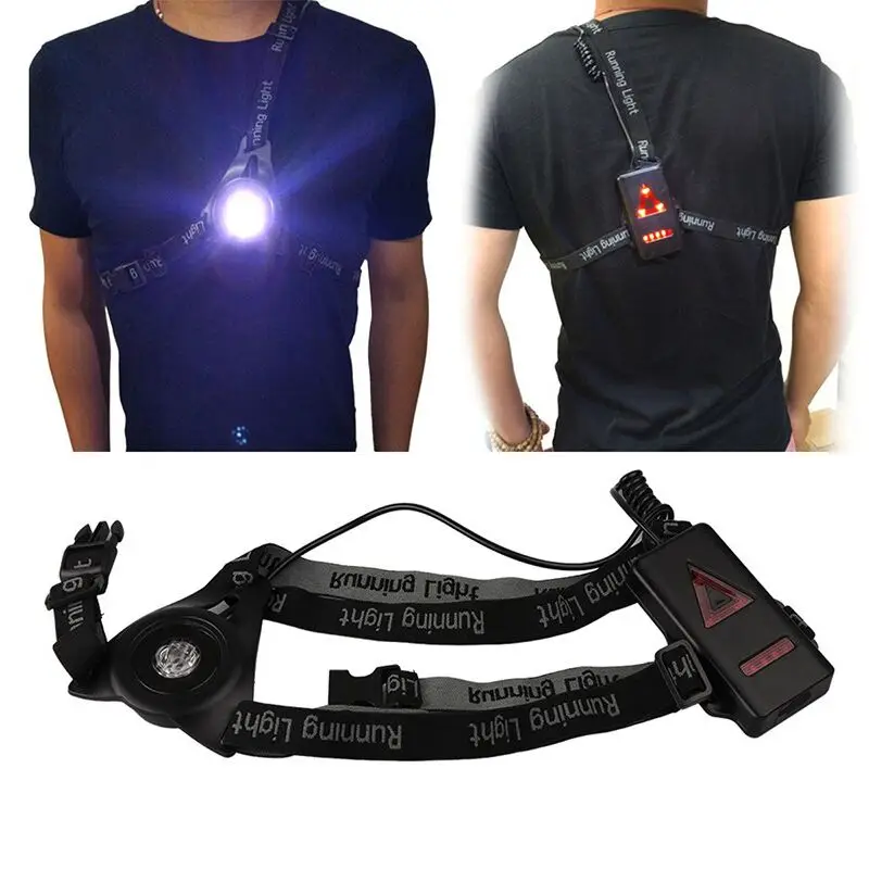 USB Inside Bttary 9 Led подсветка для безопасности ночного бега уличная спортивная и