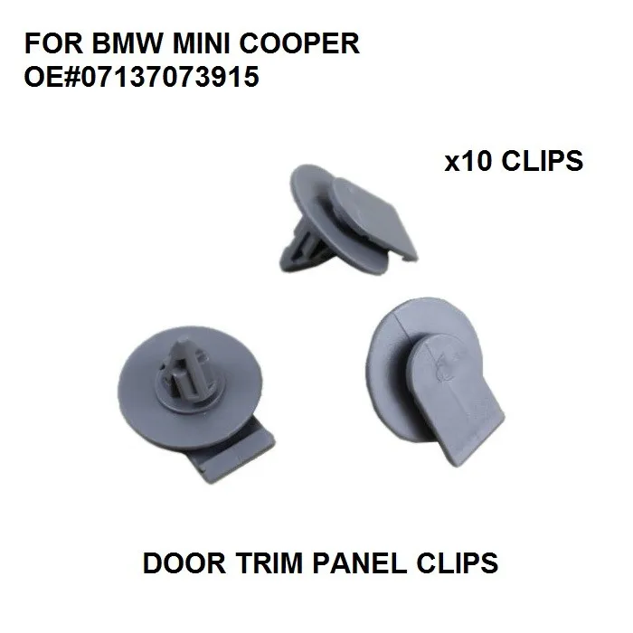 CAR STYLING FOR BMW MINI COOPER DOOR WHEEL ARCH COVER CLIPS SIDE SKIRT SILL FASTENERS x10, OE#07137073915
CAR STYLING FOR BMW MINI COOPER DOOR WHEEL ARCH COVER CLIPS SIDE SKIRT SILL FASTENERS x10, OE#07137073915