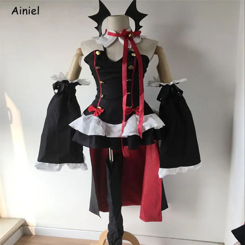 Anime Seraph of The End Krul Tepes Cosplay Costume No Seraph Sexy Dress Suit Pink Wig Vampire Halloween Costumes for Women Girls
Anime Seraph of The End Krul Tepes Cosplay Costume No Seraph Sexy Dress Suit Pink Wig Vampire Halloween Costumes for Women Girls