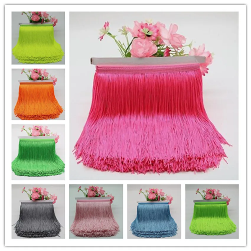 1 meter 15cm Long Fringe Lace Tassel Polyester Lace Trim Ribbon Latin dance skirt curtain fringes for sewing HG08
1 meter 15cm Long Fringe Lace Tassel Polyester Lace Trim Ribbon Latin dance skirt curtain fringes for sewing HG08