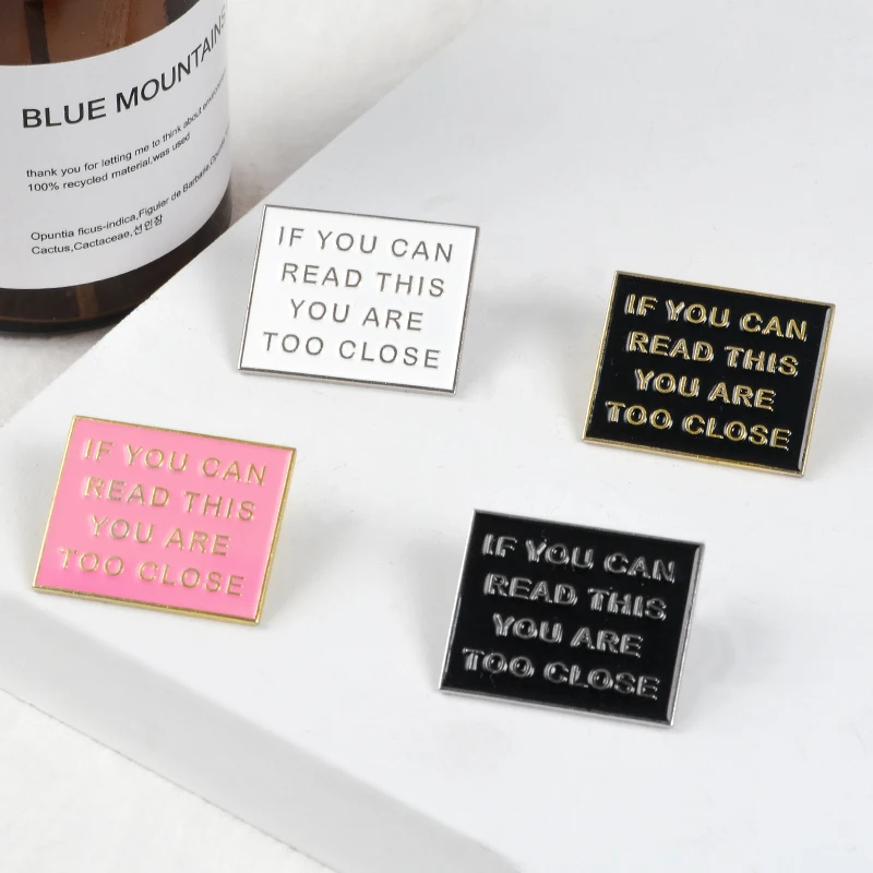 Anti Social Enamel Pin Introverts Need Personal Space Funny Slogan Rectangle badge Brooches Lapel Pins
Anti Social Enamel Pin Introverts Need Personal Space Funny Slogan Rectangle badge Brooches Lapel Pins