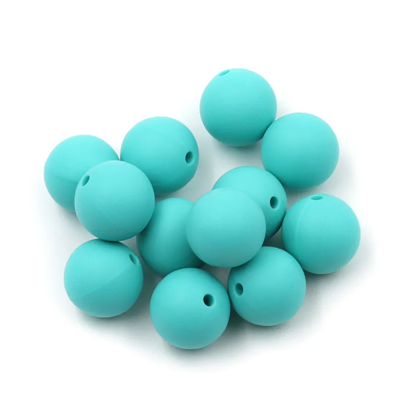 JOJOCHEW 100pcs 9mm-19mm Teal Green Hot New Silicone Baby Teething Beads BPA Free Round Cuentas de silicona Jewelry Making
JOJOCHEW 100pcs 9mm-19mm Teal Green Hot New Silicone Baby Teething Beads BPA Free Round Cuentas de silicona Jewelry Making