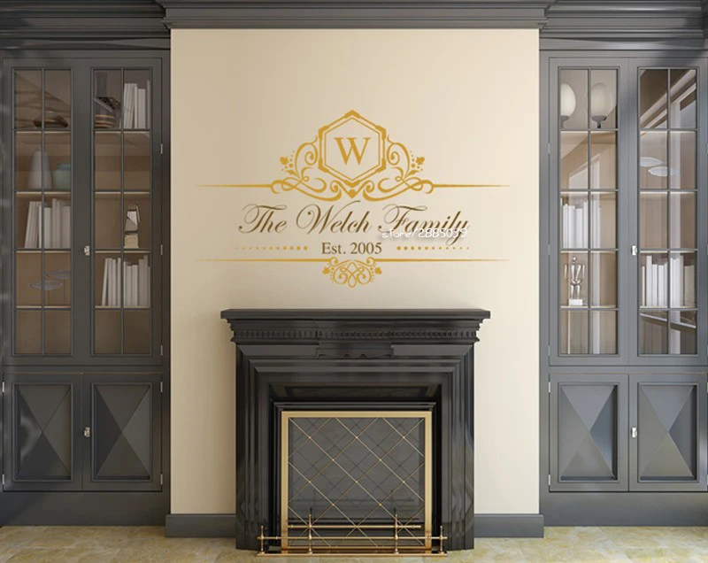 Family Monogram Vinyl Wall Stickers Last Name--Year Established Wall Decal DIY Self-adhesive Wallpaper Mural Home Decor SA579
Family Monogram Vinyl Wall Stickers Last Name--Year Established Wall Decal DIY Self-adhesive Wallpaper Mural Home Decor SA579