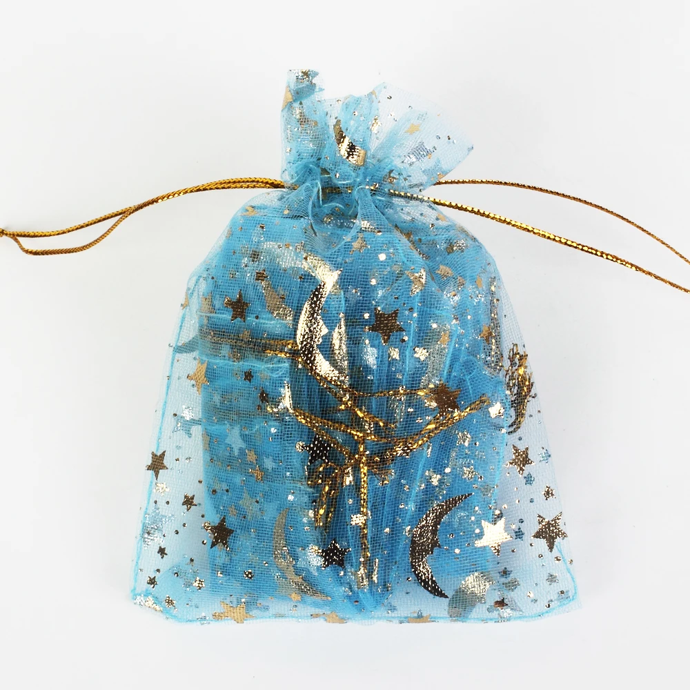 50pcs 10*8cm Gold Color Star Moon Drawable Print Organza Pouches Jewelry Display Bags Wedding Gift Packaging Accessory Wholesale
50pcs 10*8cm Gold Color Star Moon Drawable Print Organza Pouches Jewelry Display Bags Wedding Gift Packaging Accessory Wholesale