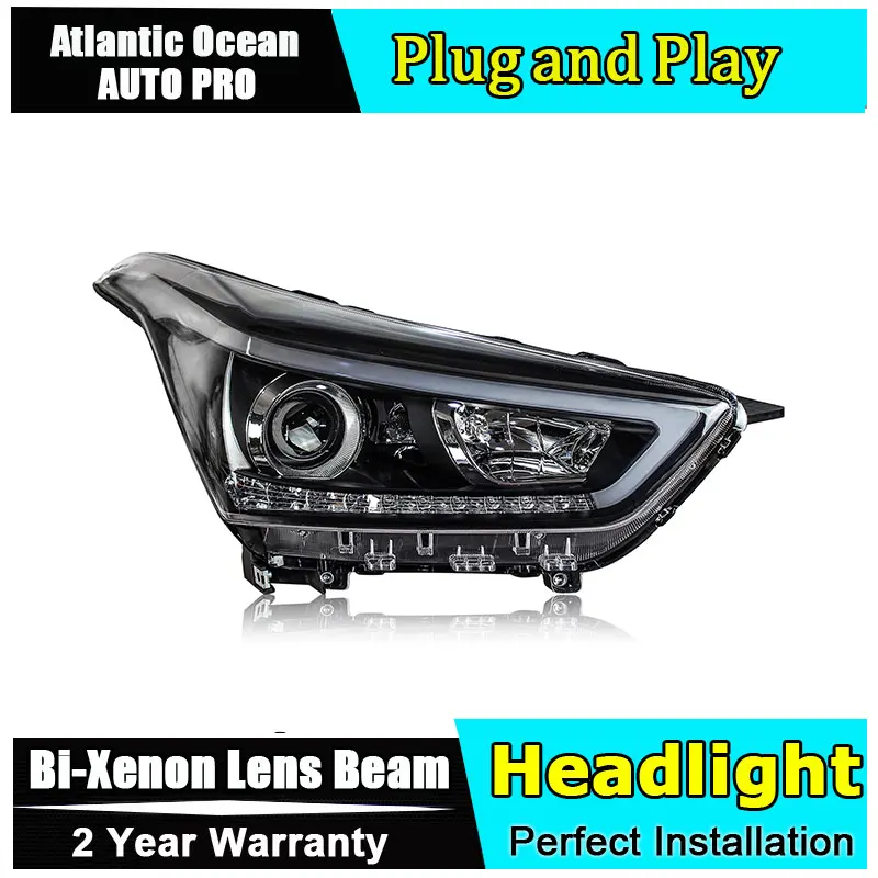 LED Head Lamp for Hyundai ix25 led headlights 2015-2019 For Creta head lights H7 hid Bi-Xenon Lens low beam led drl
LED Head Lamp for Hyundai ix25 led headlights 2015-2019 For Creta head lights H7 hid Bi-Xenon Lens low beam led drl