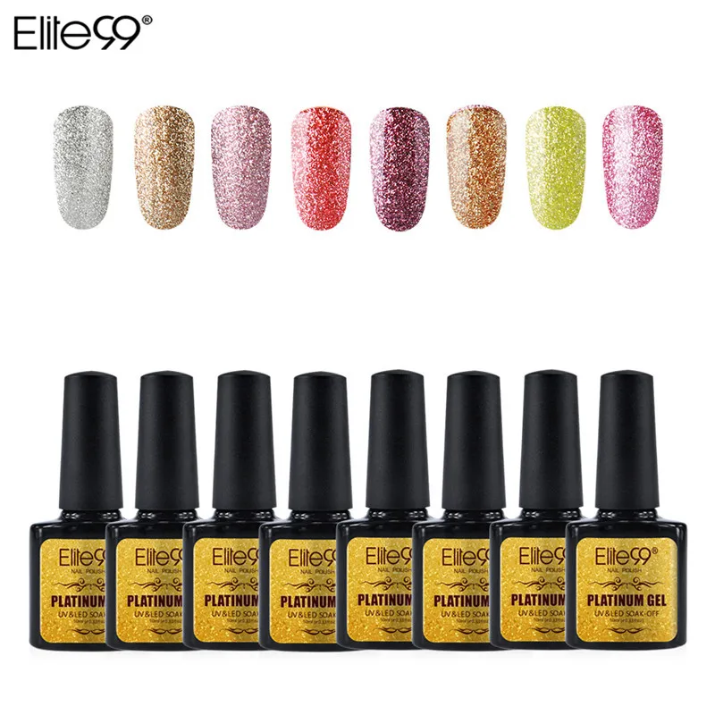 Elite99 UV Gel Nail Polish 8pcs Set All For Manicure Hybrid Rose Gold Glitter Vernis Base For Nails UV Soak Off Nail Art Laquer
Elite99 UV Gel Nail Polish 8pcs Set All For Manicure Hybrid Rose Gold Glitter Vernis Base For Nails UV Soak Off Nail Art Laquer