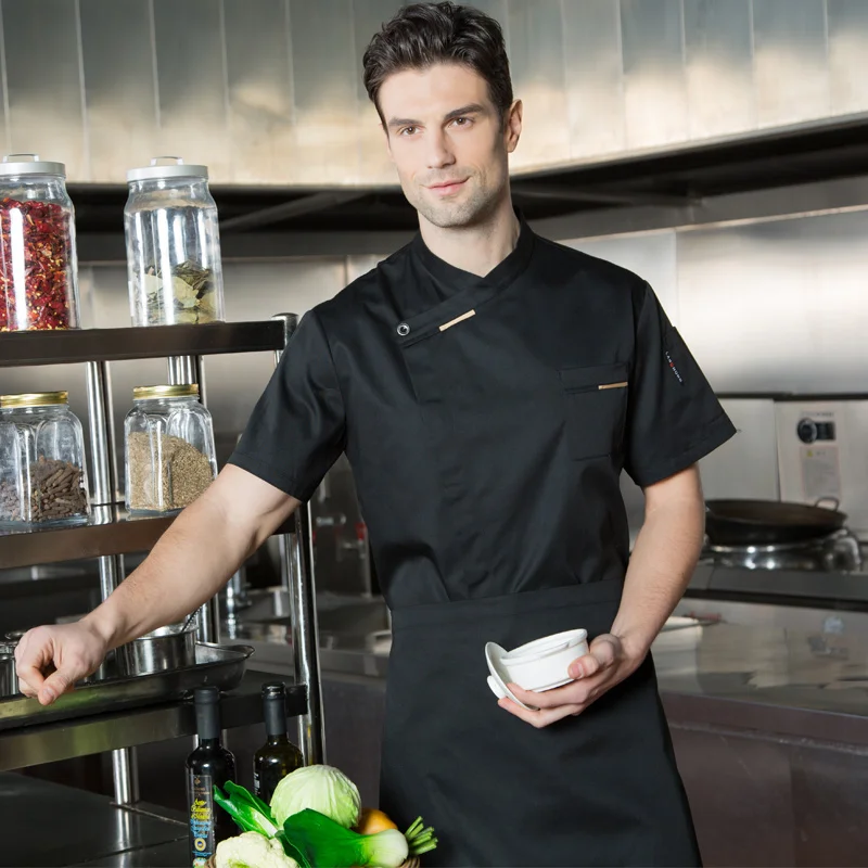 New Unisex Bakery Cook Uniform 5 Colors Short Sleeve Summer Spring Restaurant Chef Uniforms Work Wear Hotel Cook Clothes XXX05
New Unisex Bakery Cook Uniform 5 Colors Short Sleeve Summer Spring Restaurant Chef Uniforms Work Wear Hotel Cook Clothes XXX05