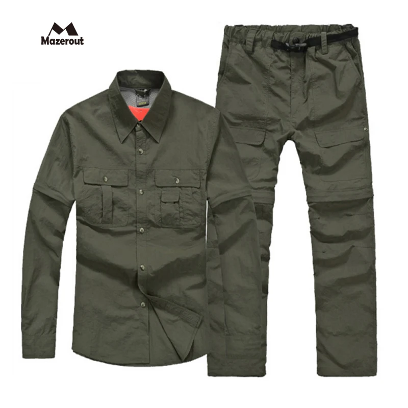 MAZEROUT 2017 Man New Summer Fishing Trekking quick dry shirt Hiking Trousers Sport camping Breathable Travel Training Pant S23
MAZEROUT 2017 Man New Summer Fishing Trekking quick dry shirt Hiking Trousers Sport camping Breathable Travel Training Pant S23