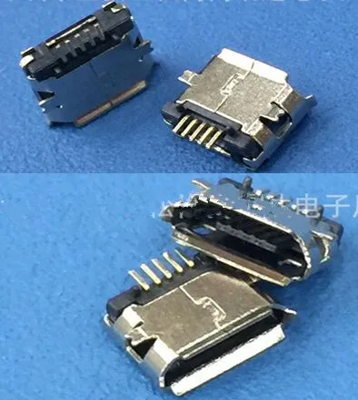 MICRO USB 5P. Male plug pin 2pin Fixed SMD ,Tail Charging socket ,new and original
MICRO USB 5P. Male plug pin 2pin Fixed SMD ,Tail Charging socket ,new and original