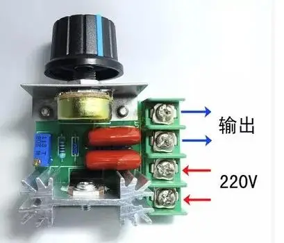 2000W SCR high-power electronic regulator, dimming, speed, temperature control
2000W SCR high-power electronic regulator, dimming, speed, temperature control