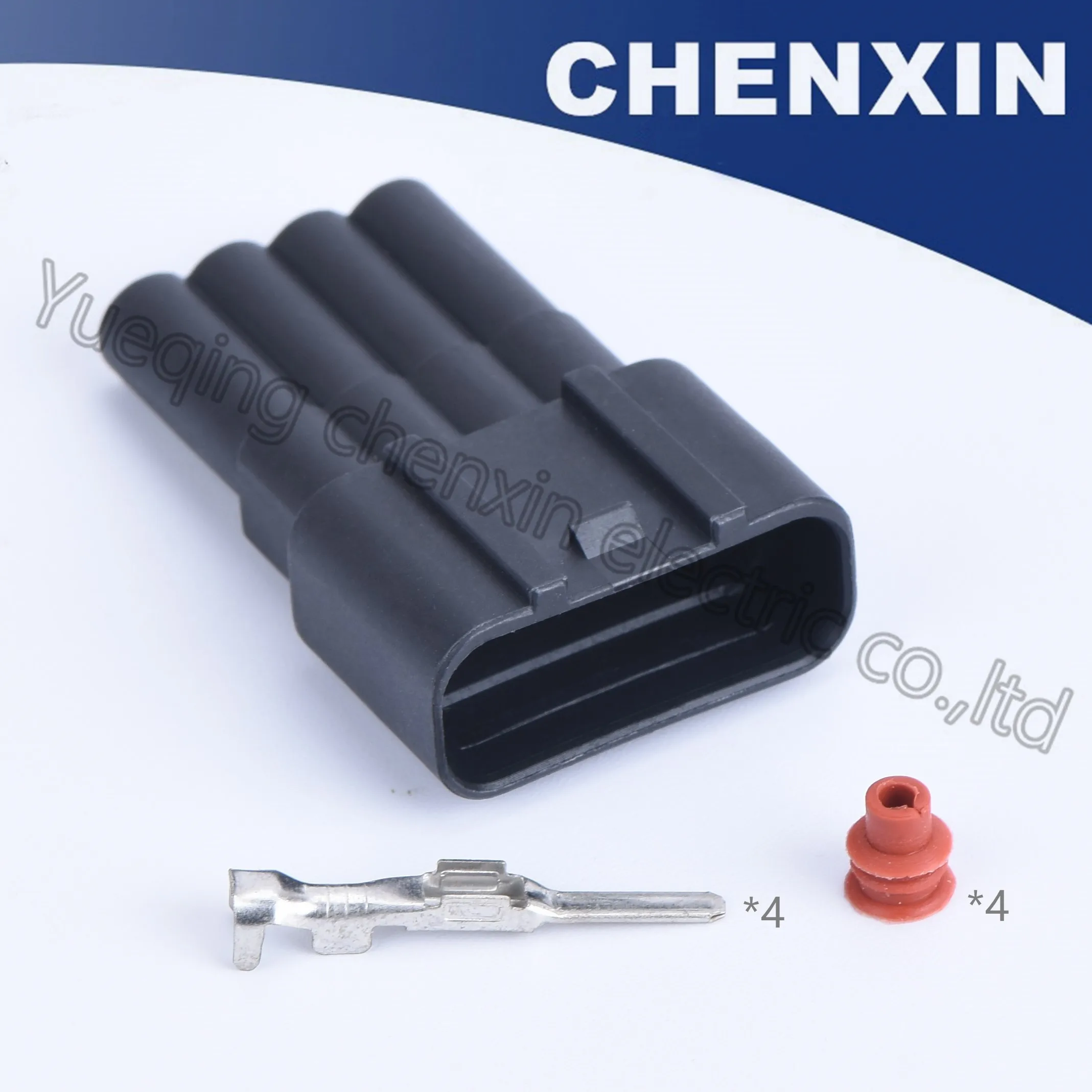 Black 4 pins waterproof connectors auto connector male 2.2 Ignition Coil Plug Auto cable Connector 7283-7449-30
Black 4 pins waterproof connectors auto connector male 2.2 Ignition Coil Plug Auto cable Connector 7283-7449-30