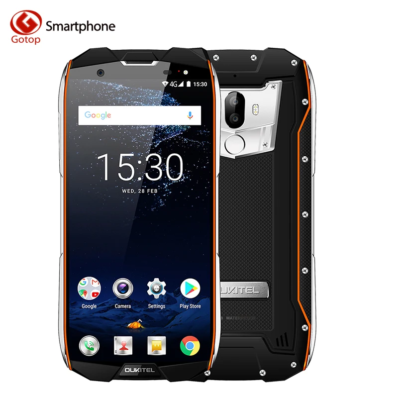 Oukitel WP5000 IP68 Водонепроницаемый 5 7 дюймов 18:9 дисплей Android 1 Helio P25 Восьмиядерный 6 ГБ +