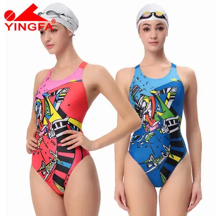 Yingfa профессиональный женский купальник сдельный спортивный для гонок