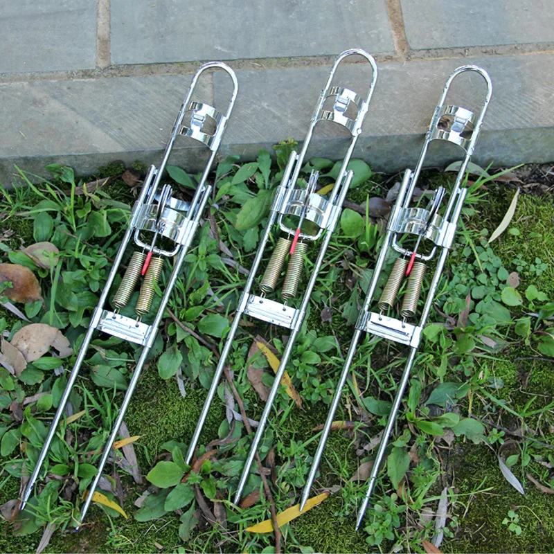 New Automatic Fishing Pole Bracket Rod Mount Steel High Strength Outdoor Fish Holder Standard Gear Pesca T4 | Спорт и развлечения